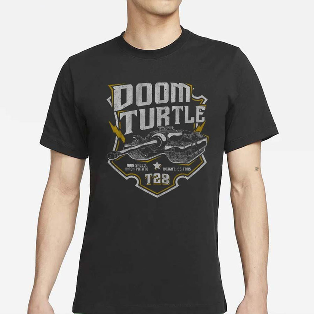 Fat Electrician Merch The Fat Electrician Doom Turtle T-Shirt Father's Day Gifts For Dad-1 Fat Electrician Merch The Fat Electrician Doom Turtle T-Shirt Father's Day Gifts For Dad-1