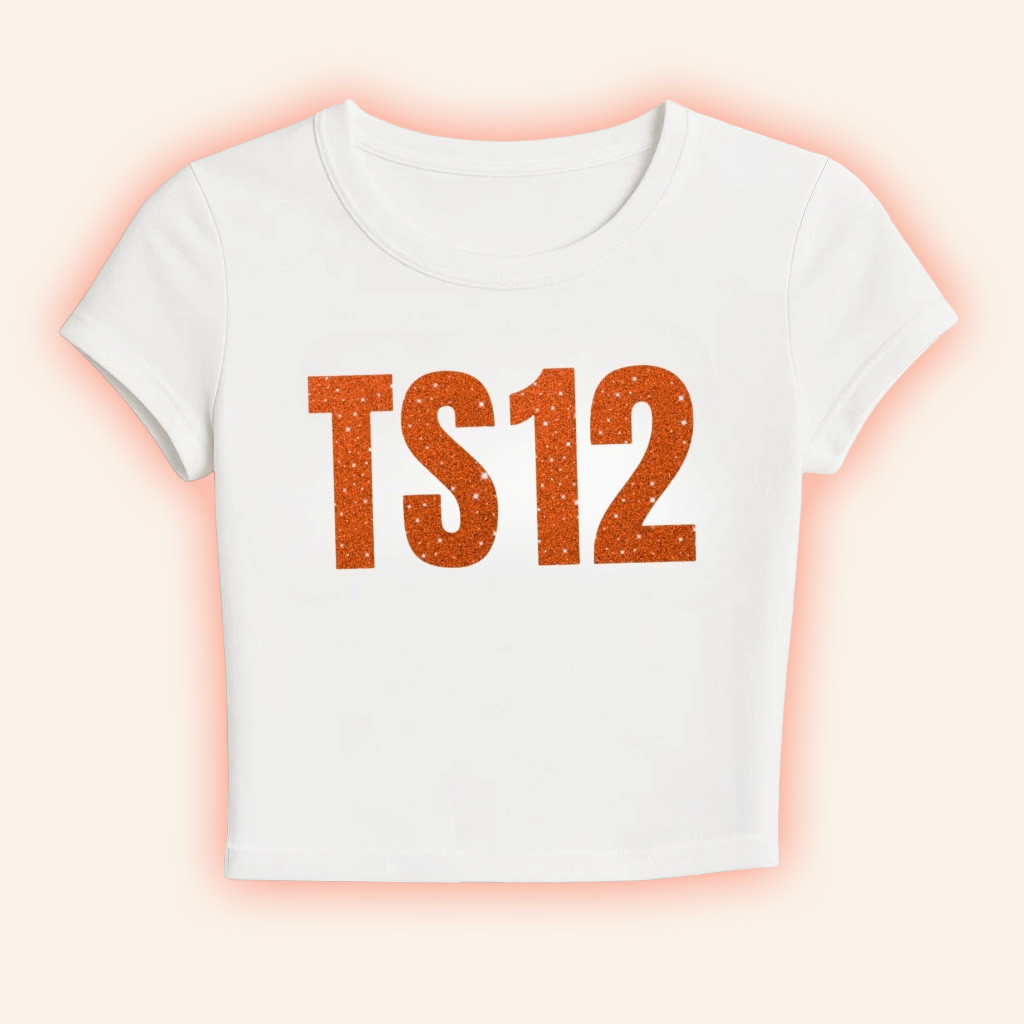 Faux Glitter Text Ts12 Showgirl Era Baby Tee Taylor Swift Merch Gifts For Swifties-1 Faux Glitter Text Ts12 Showgirl Era Baby Tee Taylor Swift Merch Gifts For Swifties-1