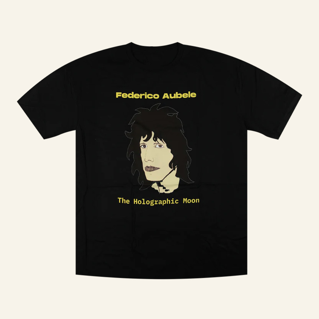 Federico Aubele Merch The Holographic Moon Black Shirt Christmas Presents For Fan-1