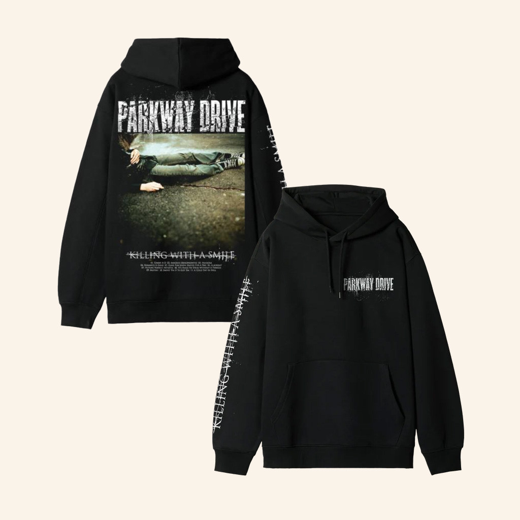 Flagship Apparel Merch Parkway Drive Kiling With A Smile Hoodie Gifts For Father-1