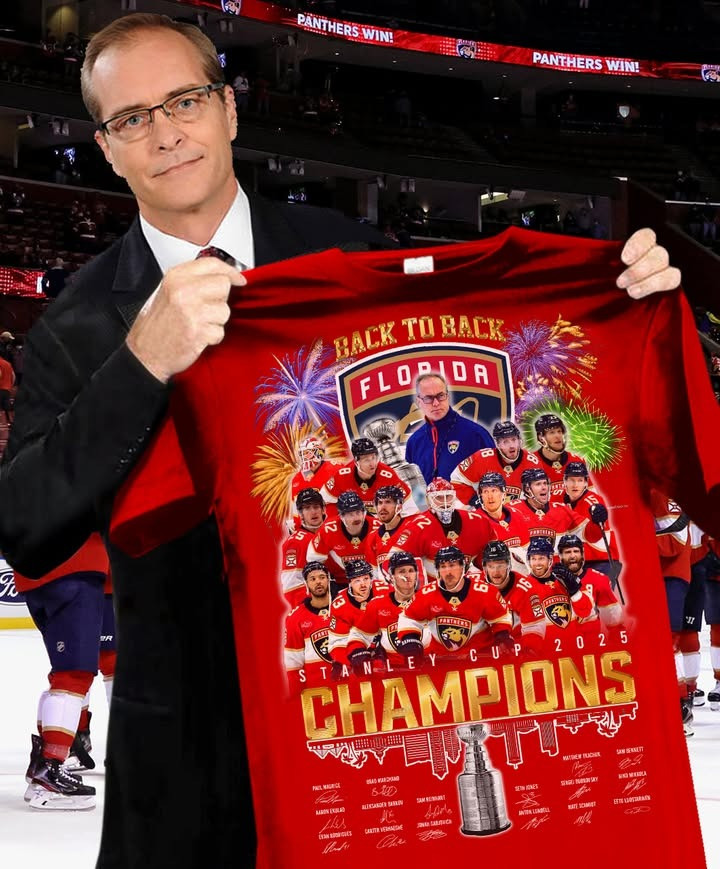 Florida Panthers Stanley Cup Champions 2025 T-Shirt Back To Back Legends Merch Clothing-1