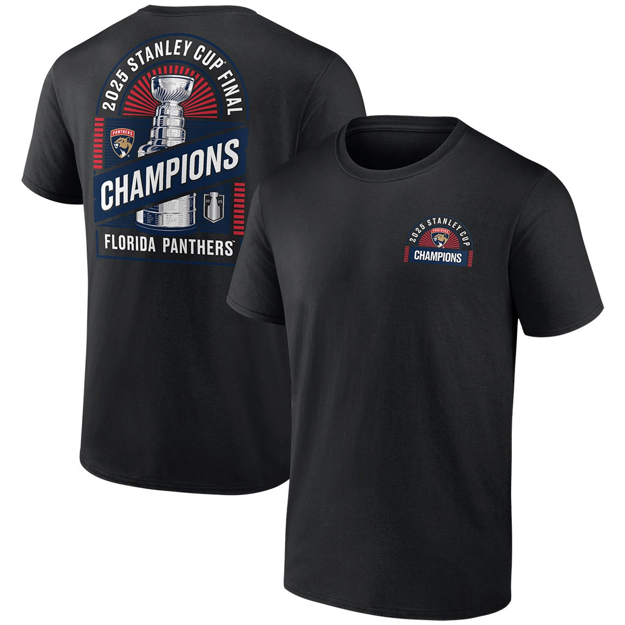 Florida Panthers Stanley Cup Champions 2025 T-Shirt Hockey NFL Merch Fan Gifts For Him-1 Florida Panthers Stanley Cup Champions 2025 T-Shirt Hockey NFL Merch Fan Gifts For Him-1