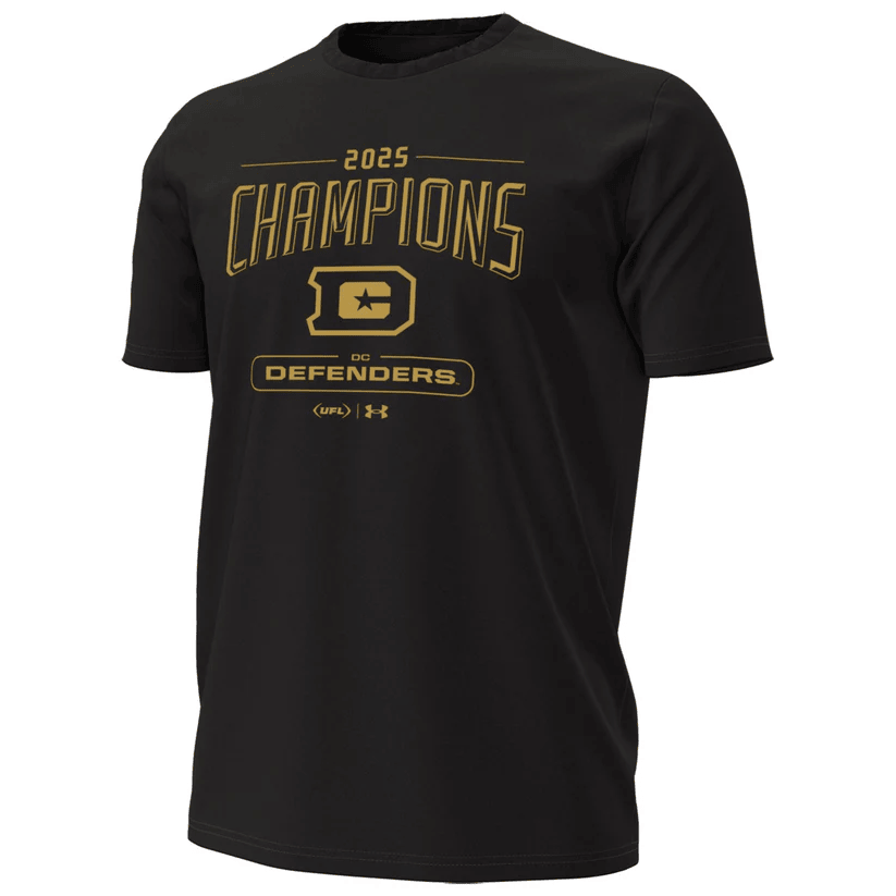 Fontaines DC Defenders Football UFL Champions 2025 T-Shirt Merch Apparel Fan Gear Gifts-1