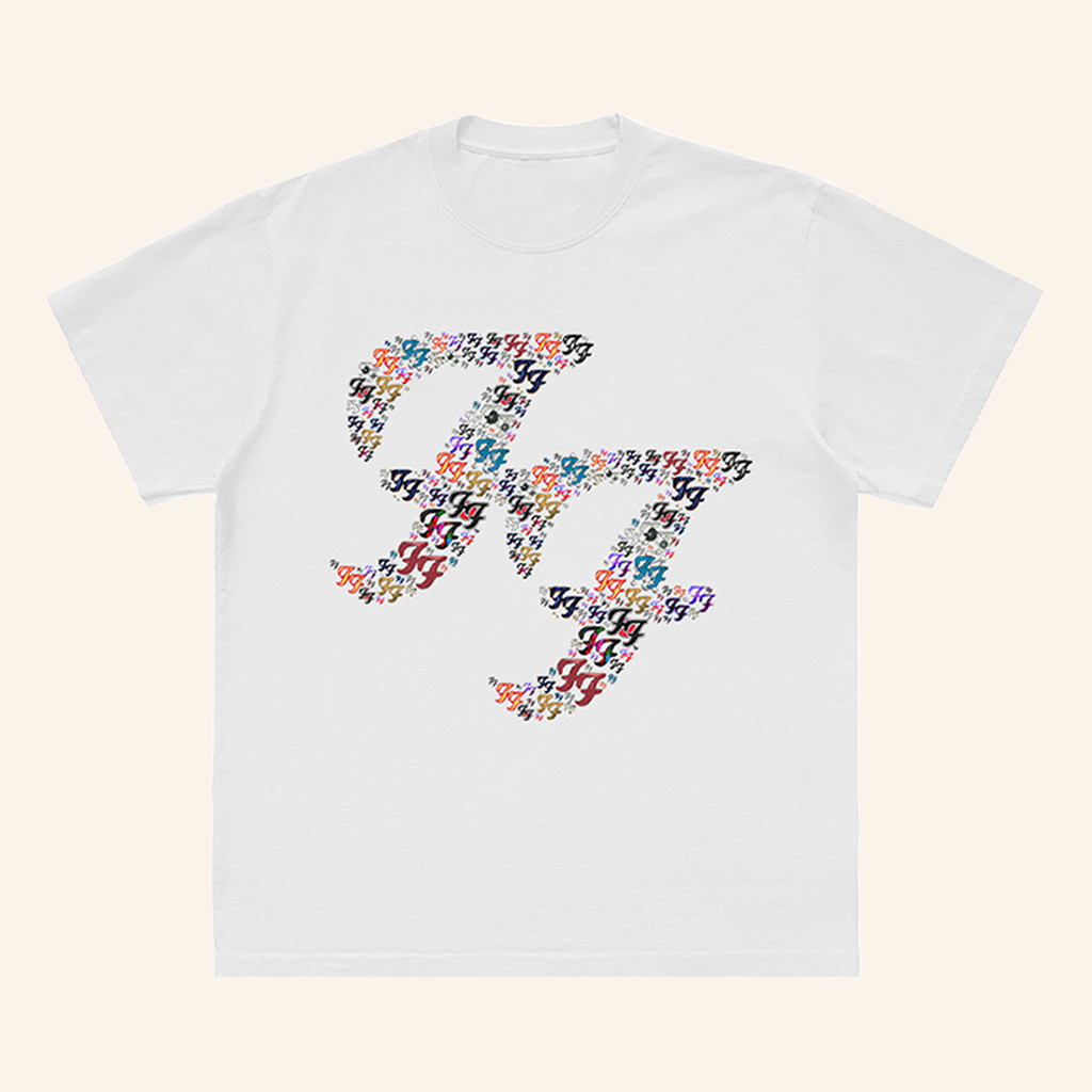 Foo Fighters Merch FF Repeat Logo T-Shirt Best Gifts For Music Lovers-1 Foo Fighters Merch FF Repeat Logo T-Shirt Best Gifts For Music Lovers-1