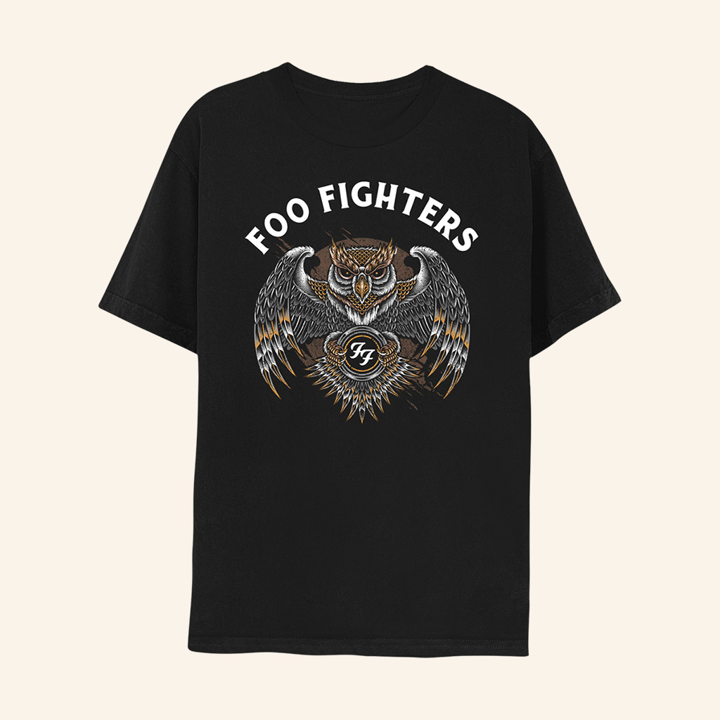 Foo Fighters Merch Foo Fighters Owl T-Shirt Music Lover Gifts For Him-1 Foo Fighters Merch Foo Fighters Owl T-Shirt Music Lover Gifts For Him-1