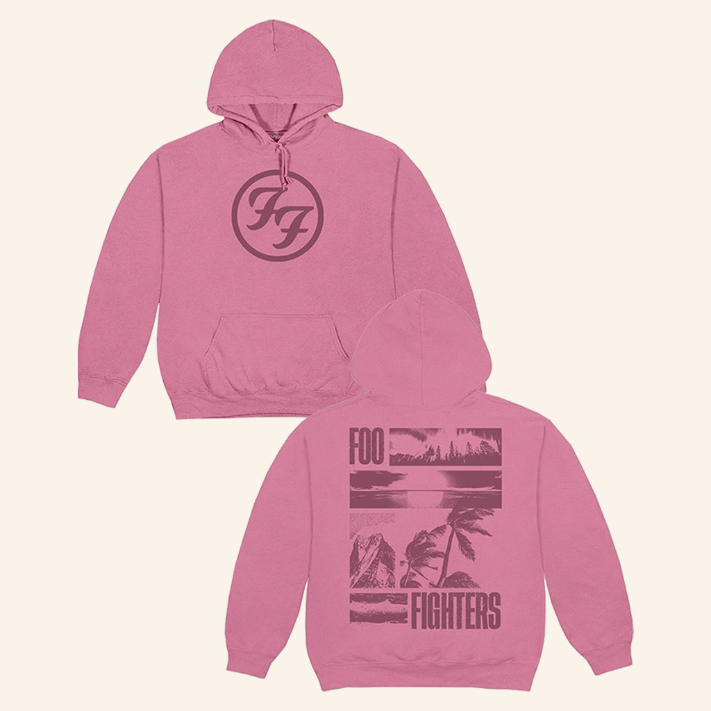 Foo Fighters Merch Foo Fighters Pink Hoodie Gift Ideas For Rock Lovers-1