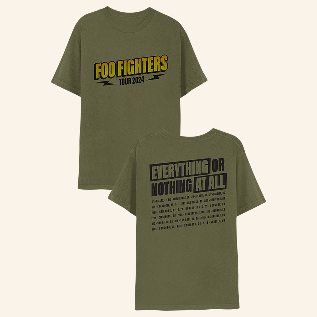 Foo Fighters Merch Foo Fighters Tour 2024 T-Shirt Cool Gifts For Rock Lovers-1