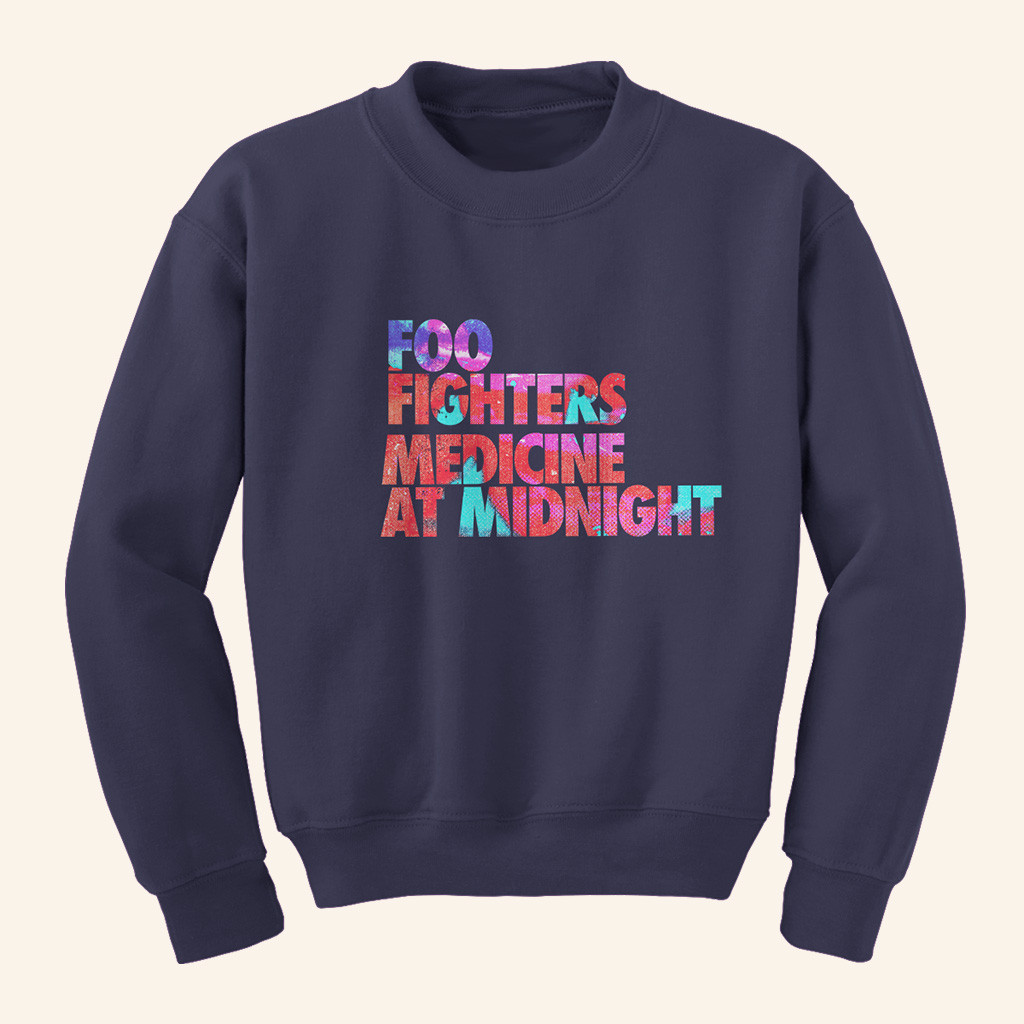 Foo Fighters Merch Medicine At Midnight Sweatshirt Gifts For Music Fans-1 Foo Fighters Merch Medicine At Midnight Sweatshirt Gifts For Music Fans-1