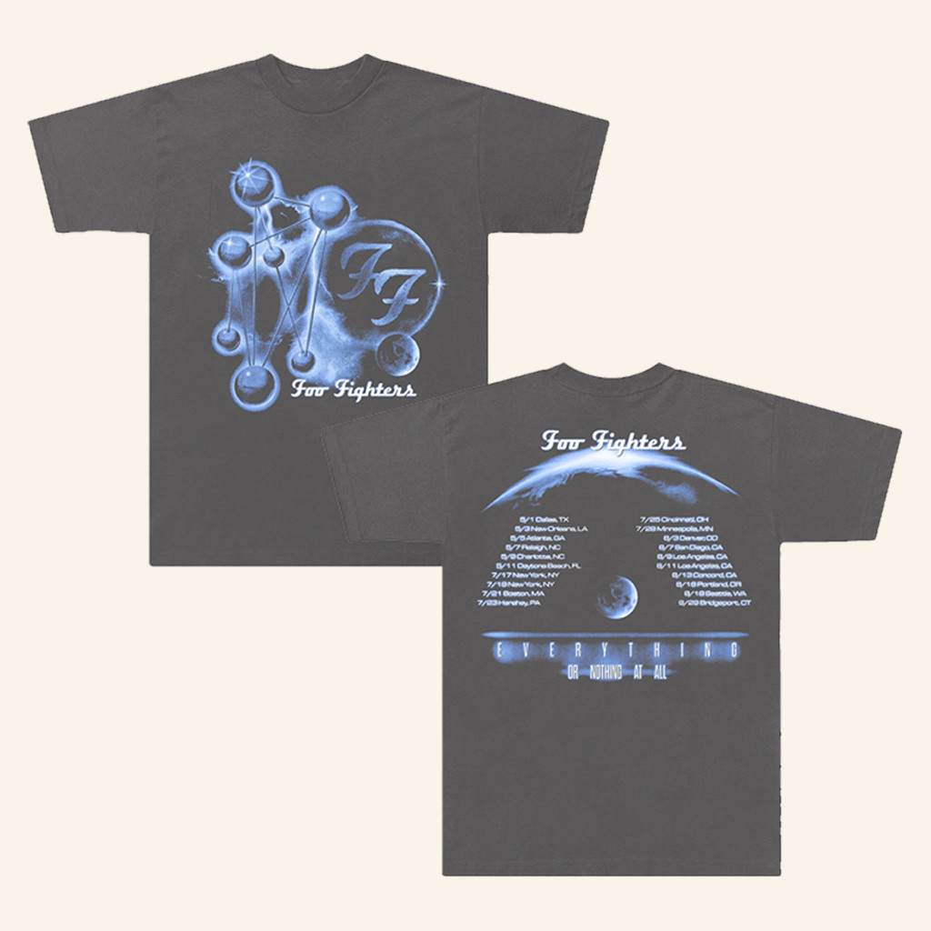 Foo Fighters Merch Molecules Tour T-Shirt Best Gift For Rock Band Fans-1 Foo Fighters Merch Molecules Tour T-Shirt Best Gift For Rock Band Fans-1