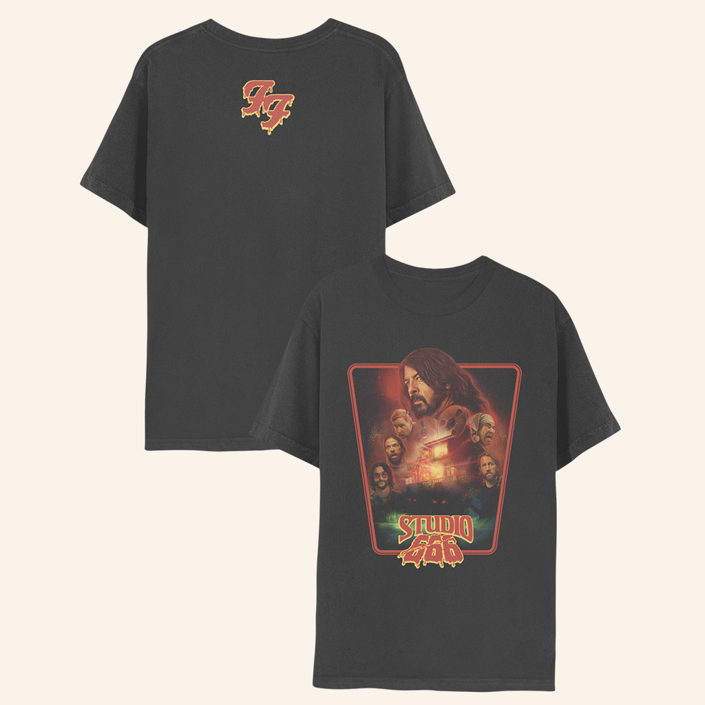 Foo Fighters Merch Studio 666 Retro T-Shirt Unique Gifts For Rock Lovers-1 Foo Fighters Merch Studio 666 Retro T-Shirt Unique Gifts For Rock Lovers-1