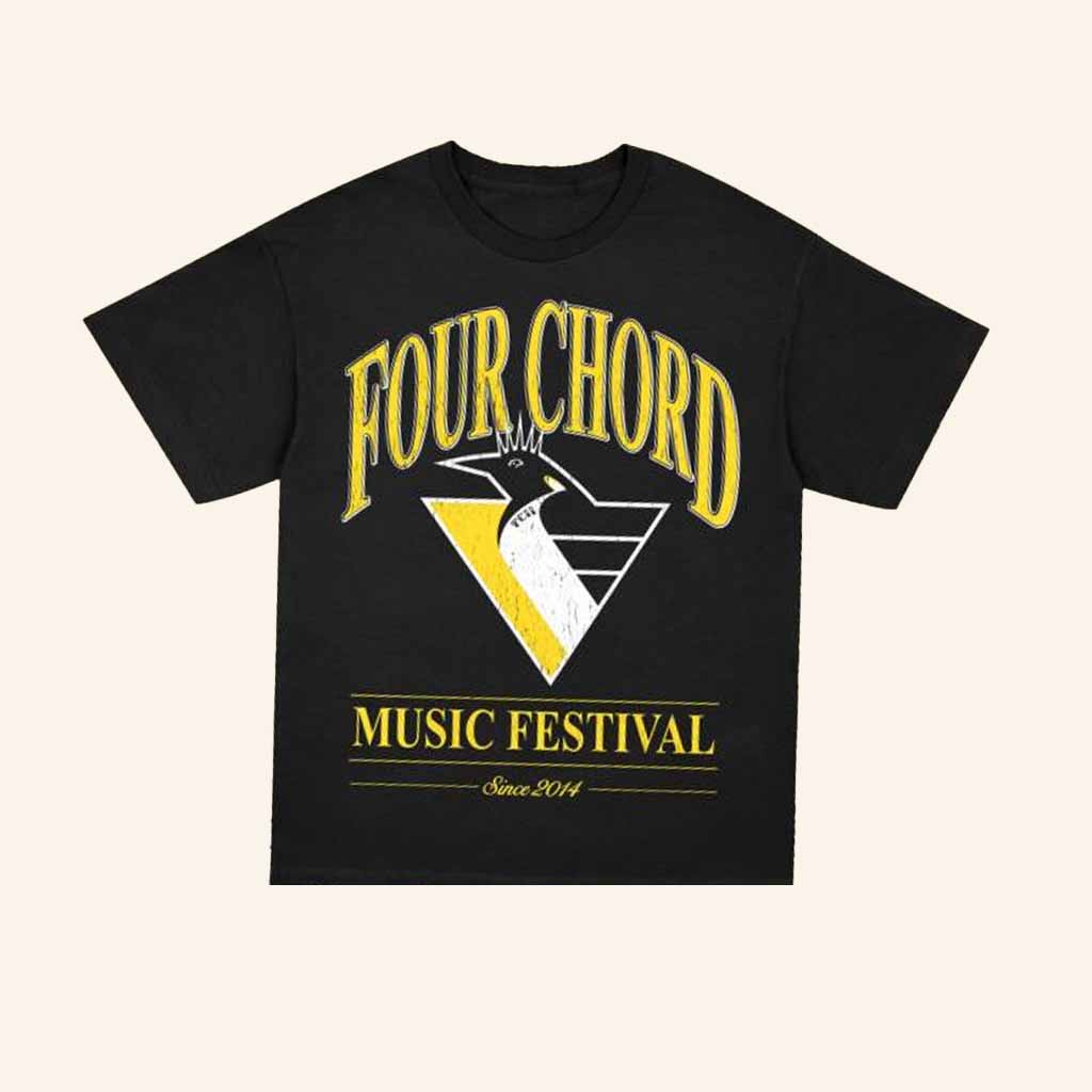 Four Chord Music Festival Merch Penguins Shirt Unique Gifts For Music Lovers-1 Four Chord Music Festival Merch Penguins Shirt Unique Gifts For Music Lovers-1