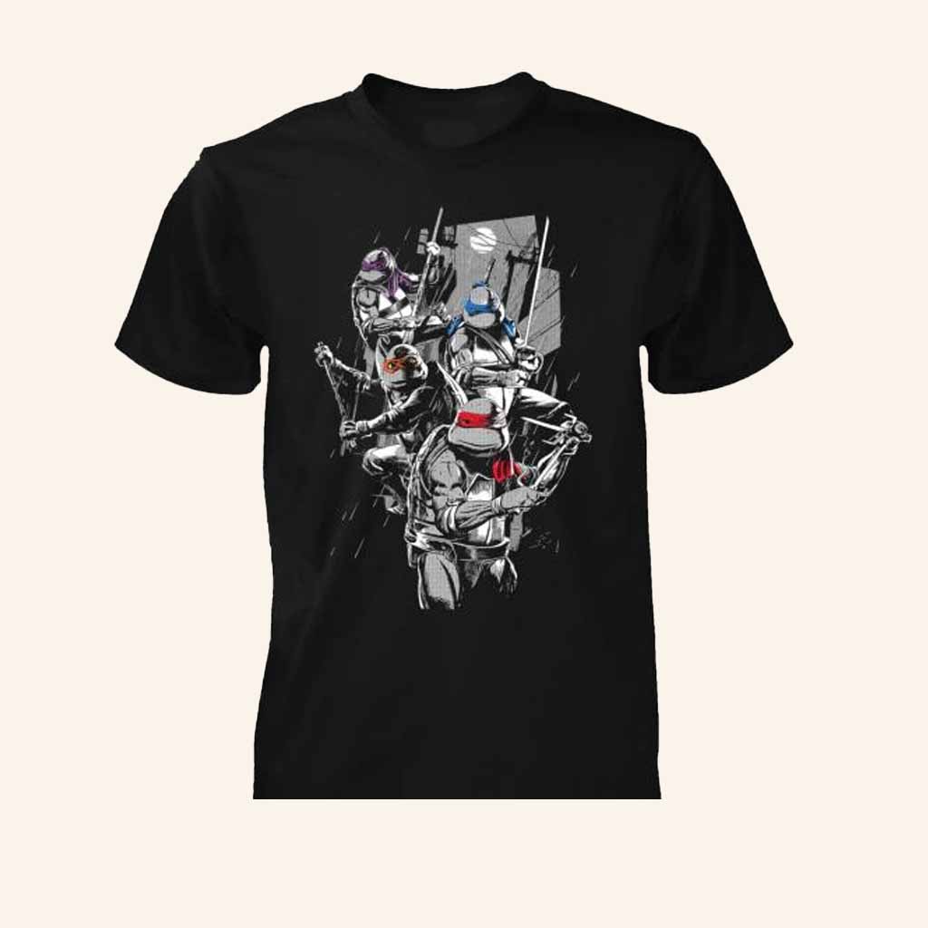 Fright Rags Merch Teenage Mutant Ninja Turtles 1990 Sketchy Streets Shirt Gifts For Him-1