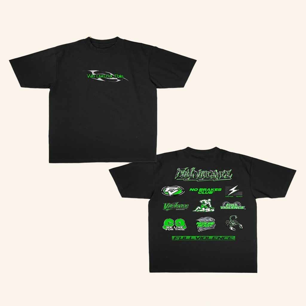 Full Violence Merch No Brakes Club T-Shirt Best Christmas Gifts For Boyfriend-1