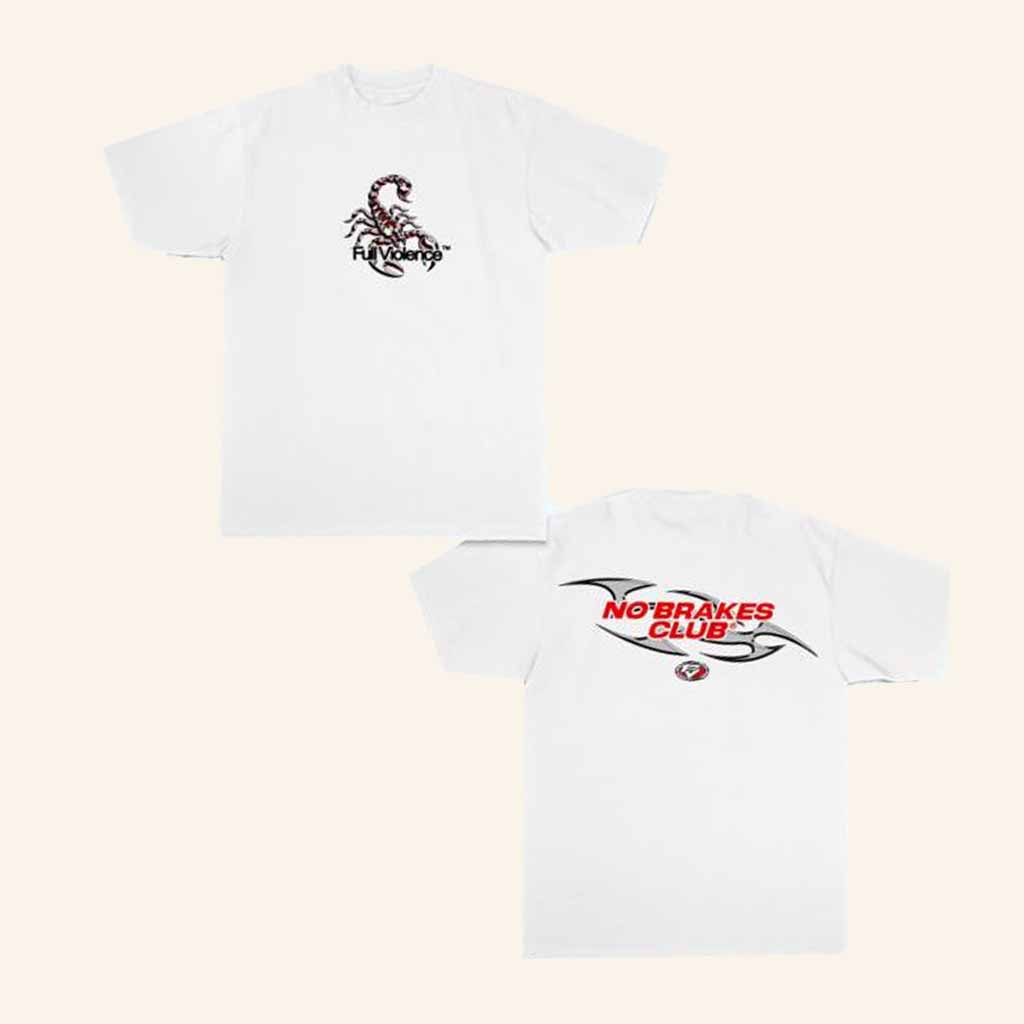 Full Violence Merch Scorpion No Brakes Club T-Shirt Cool Christmas Gifts For Guys-1