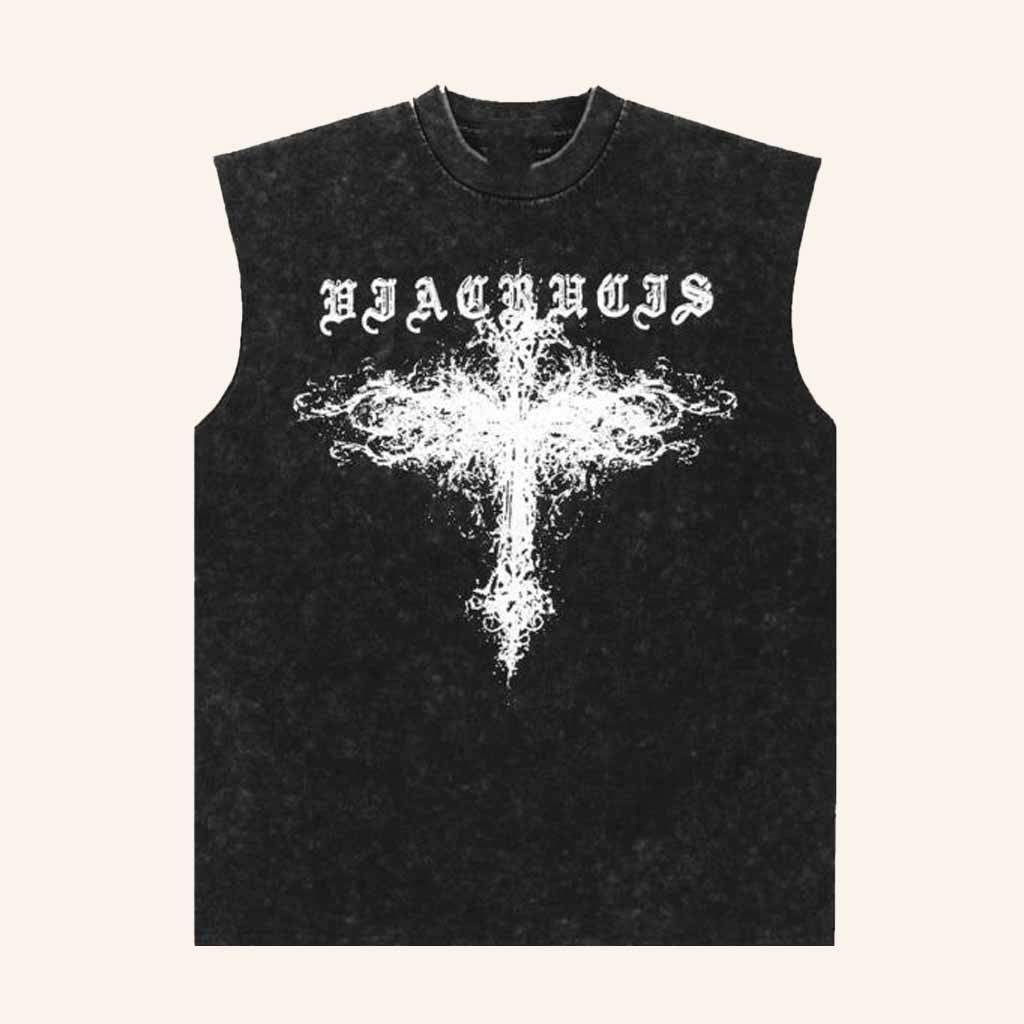 G59 Records Merchandise Lb Glitch Cross Muscle Tank Gifts For Son-1 G59 Records Merchandise Lb Glitch Cross Muscle Tank Gifts For Son-1