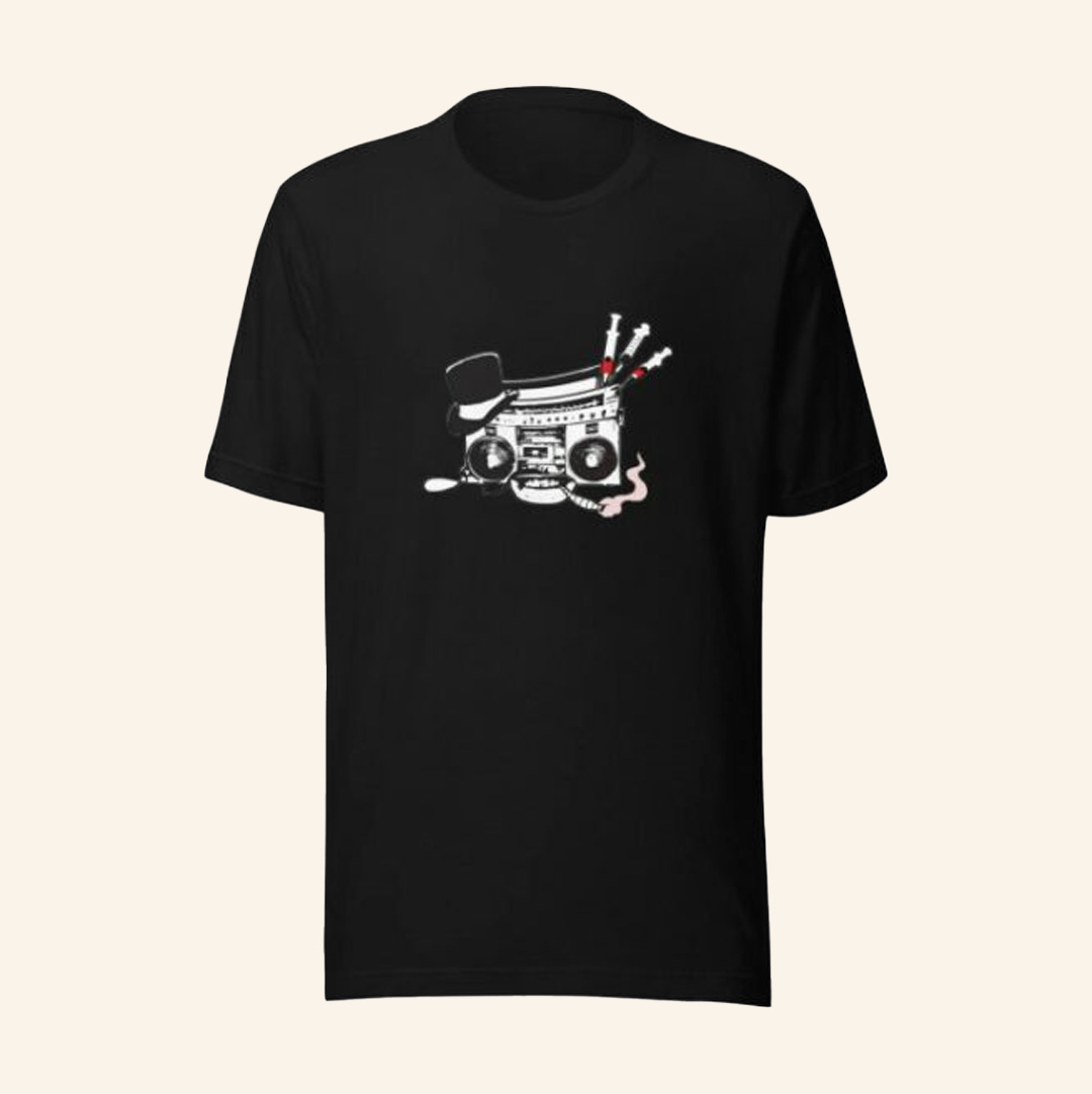 Gas Digital Merch High Society Radio Logo T-Shirt Black Christmas Ideas For Dad-1 Gas Digital Merch High Society Radio Logo T-Shirt Black Christmas Ideas For Dad-1