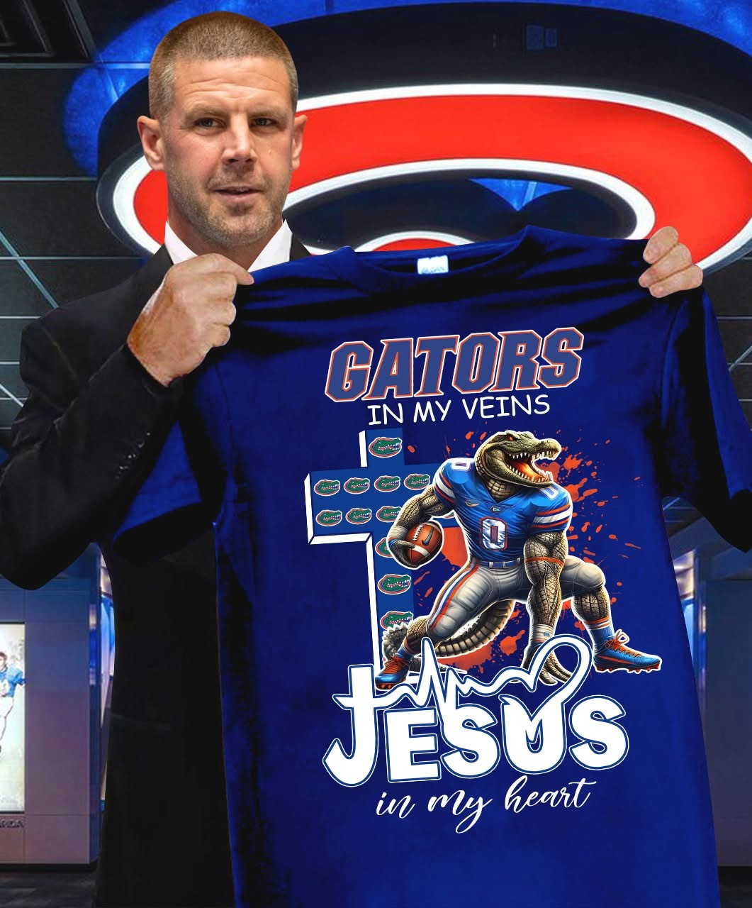 Gators in My Veins Jesus In My Heart Faith T-Shirt Florida Gators Merch Best Fan Gift Ideas-1 Gators in My Veins Jesus In My Heart Faith T-Shirt Florida Gators Merch Best Fan Gift Ideas-1
