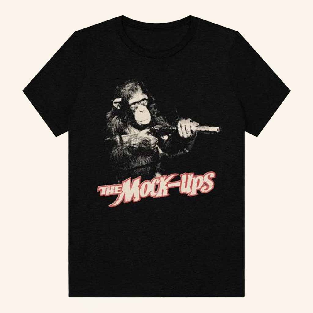 Gauzy Records Merch The Mock-Ups Monkey T-Shirt Cool Gifts For Music Lovers-1 Gauzy Records Merch The Mock-Ups Monkey T-Shirt Cool Gifts For Music Lovers-1