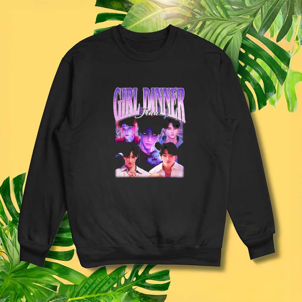 Girl Dinner Jinu Saja Boys Sweatshirt Best Gifts For Friends-1 Girl Dinner Jinu Saja Boys Sweatshirt Best Gifts For Friends-1