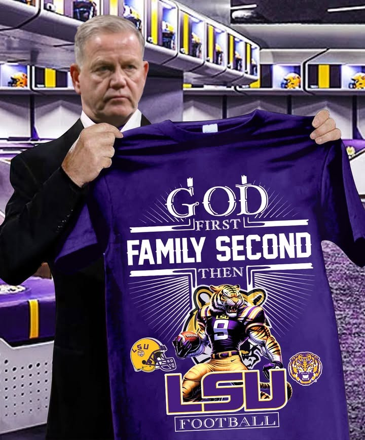 God First Family Second Then LSU Tigers Football T-Shirt Faith Fan Merch Gifts-1 God First Family Second Then LSU Tigers Football T-Shirt Faith Fan Merch Gifts-1