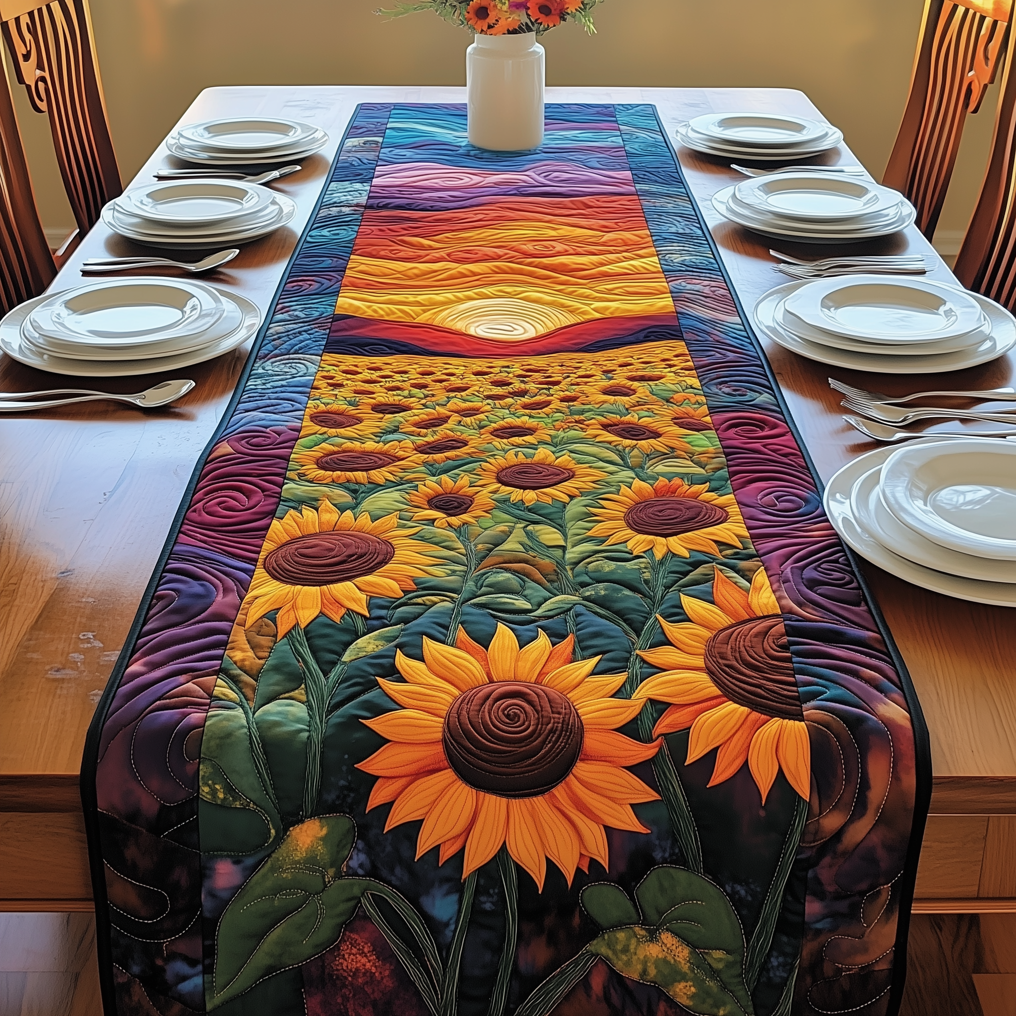 Golden Horizon Quilted Table Runner Best Valentine Day Gifts For Mother In Law-1 Golden Horizon Quilted Table Runner Best Valentine Day Gifts For Mother In Law-1