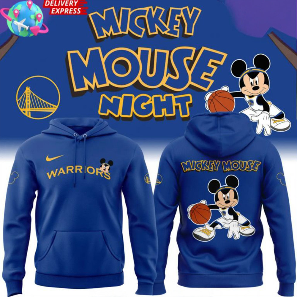 Golden State Warriors Mickey Mouse Special Hoodie Father's Day Present Ideas-1 Golden State Warriors Mickey Mouse Special Hoodie Father's Day Present Ideas-1