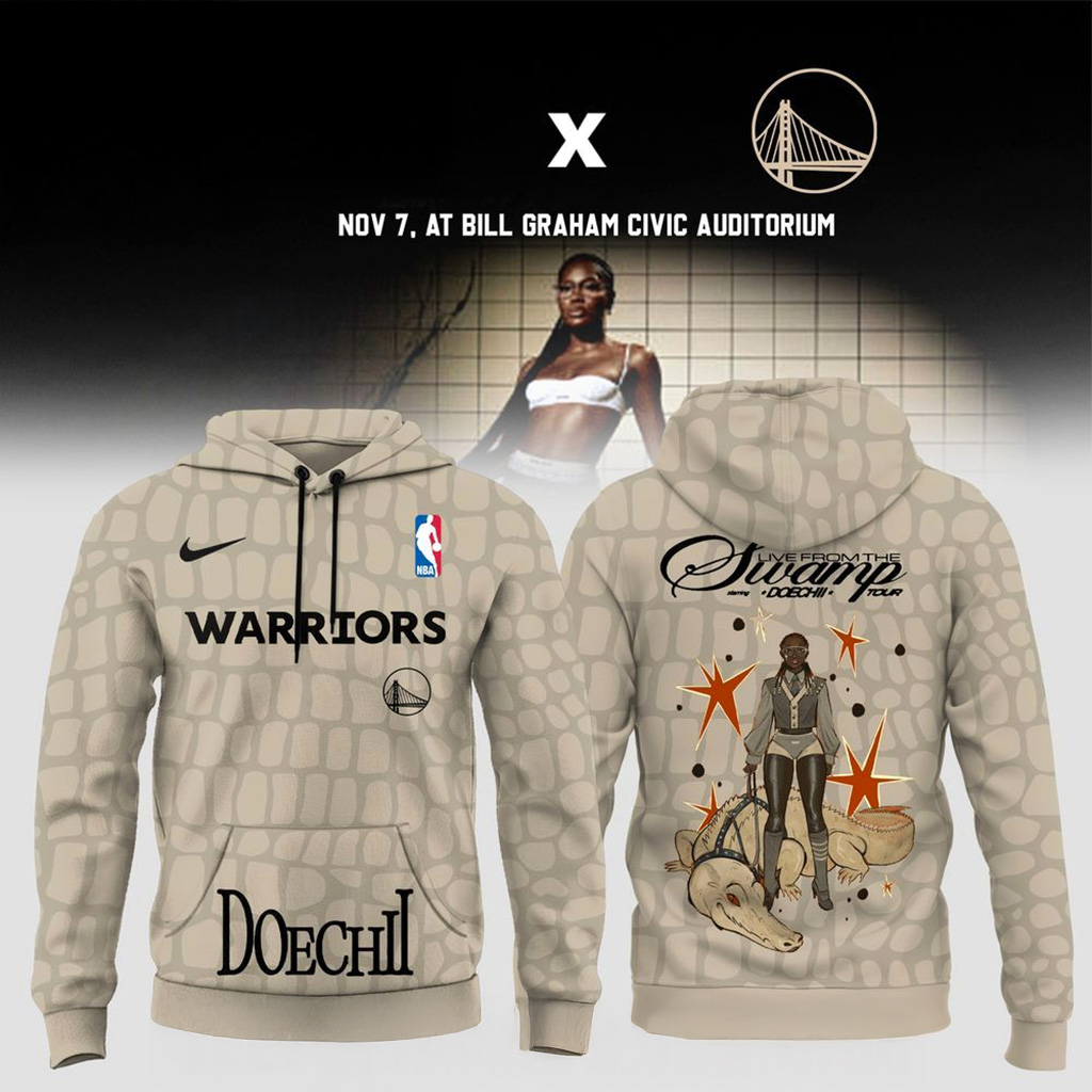 Golden State Warriors X Doechii Live From The Swamp Tour 2025 Hoodie Fan Merch Her Gifts-1
