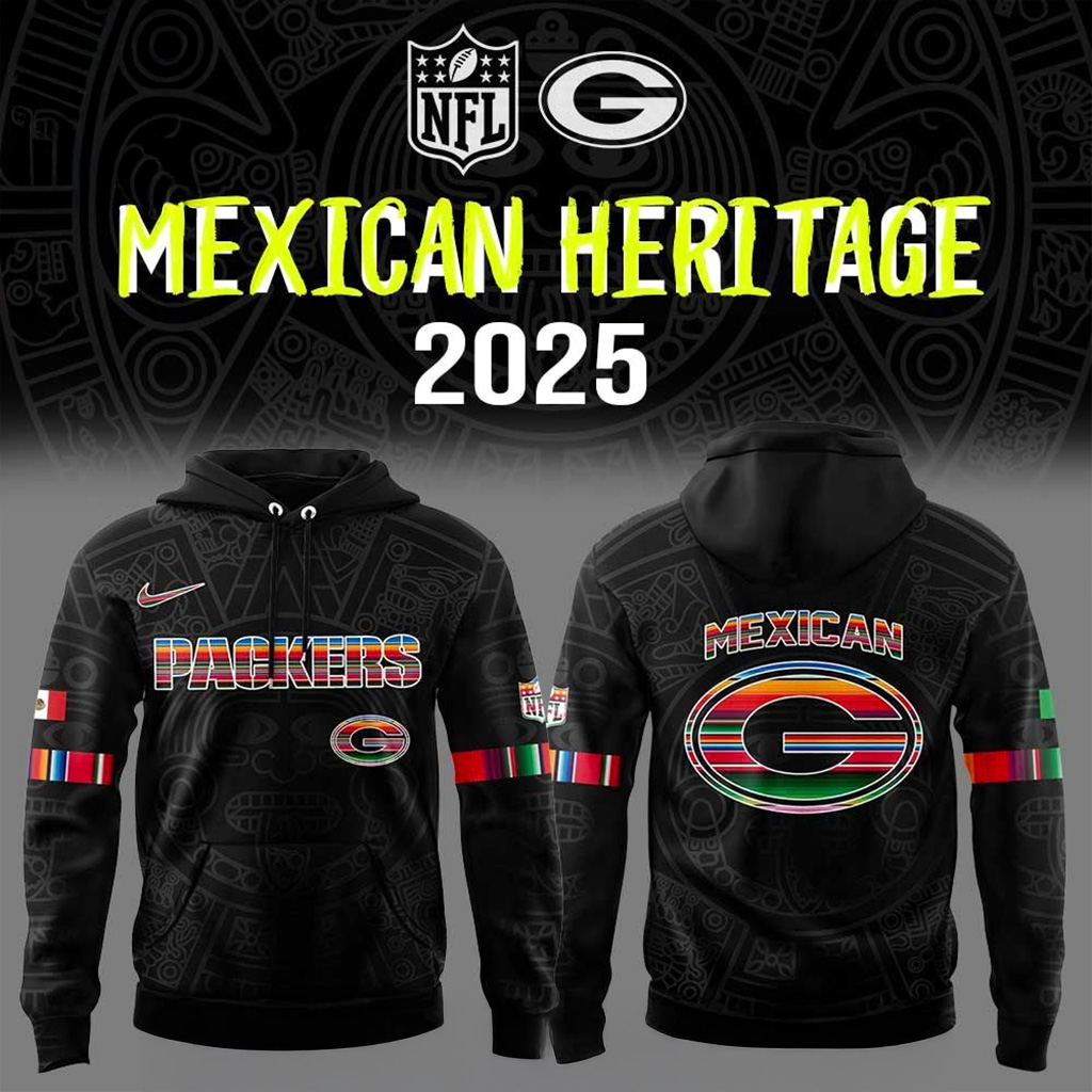 Green Bay Packers Mexican Heritage 2025 Hoodie Packers Merch Football Gifts For Men-1 Green Bay Packers Mexican Heritage 2025 Hoodie Packers Merch Football Gifts For Men-1