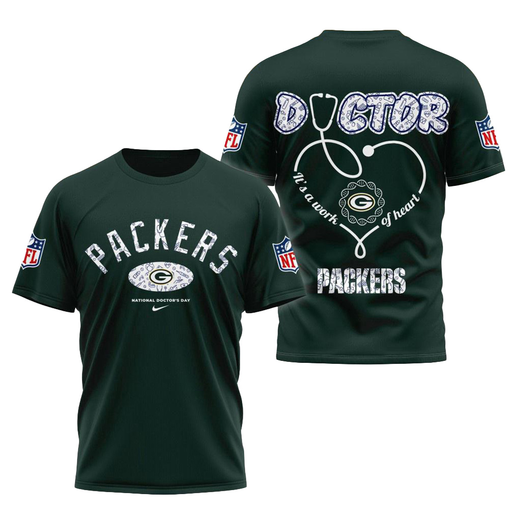 Green Bay Packers NFL National Doctors Day Shirt Green Bay Packers Merch Gifts For Him-1 Green Bay Packers NFL National Doctors Day Shirt Green Bay Packers Merch Gifts For Him-1