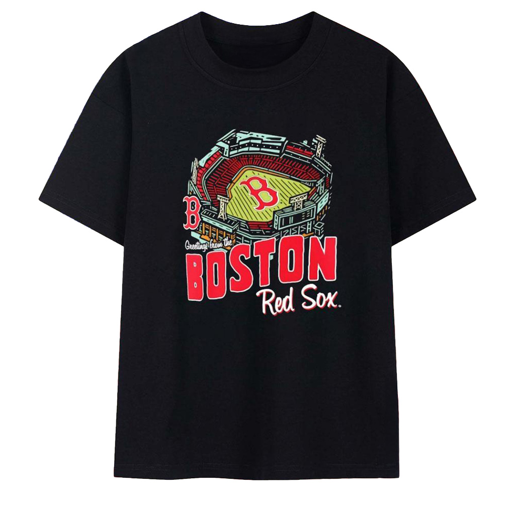 Greetings From The Boston Red Sox Home Stadium T-Shirt Boston Red Sox Merch Gifts For Him-1