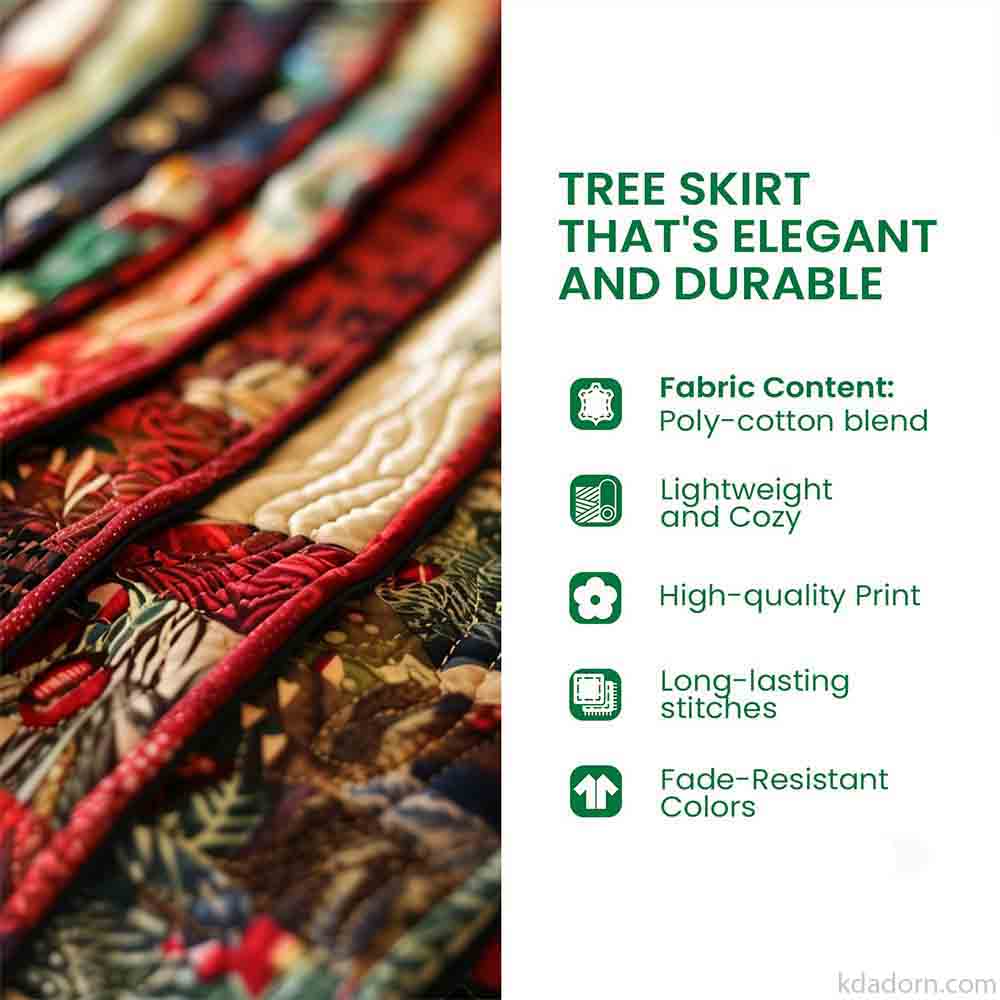 Guitar Bass Quilted Tree Skirt  Holiday Tree Skirt Xmas Decorations Secret Santa Gifts For Guitarists Guitar Bass Quilted Tree Skirt  Holiday Tree Skirt Xmas Decorations Secret Santa Gifts For Guitarists