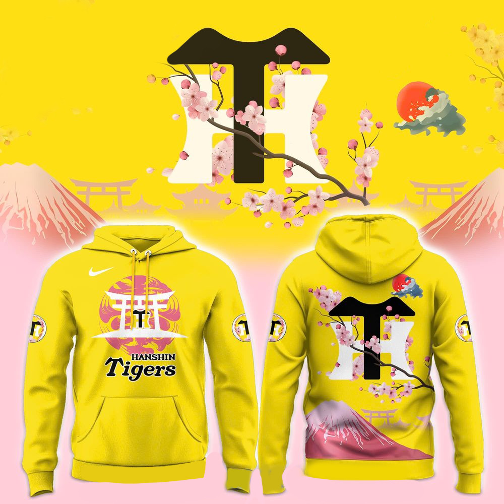 Hanshin Tigers Special New Fuji Mount Baseball Hoodie Great Father's Day Gifts-1