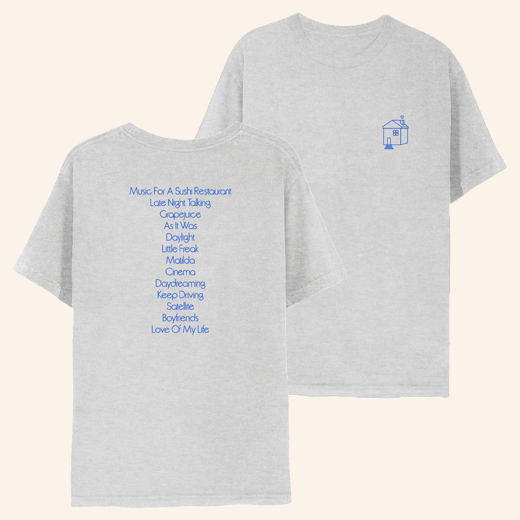 Harry Styles Merch Harry's House Tracklist T-Shirt Cool Gifts For Music Lovers-1 Harry Styles Merch Harry's House Tracklist T-Shirt Cool Gifts For Music Lovers-1