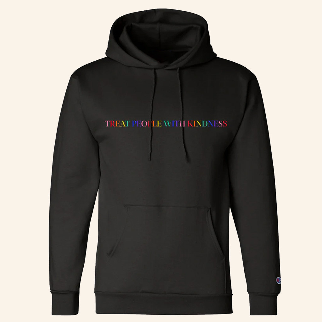 Harry Styles Merch Treat People With Kindness Black Hoodie Cool Gifts For Music Lovers-1 Harry Styles Merch Treat People With Kindness Black Hoodie Cool Gifts For Music Lovers-1