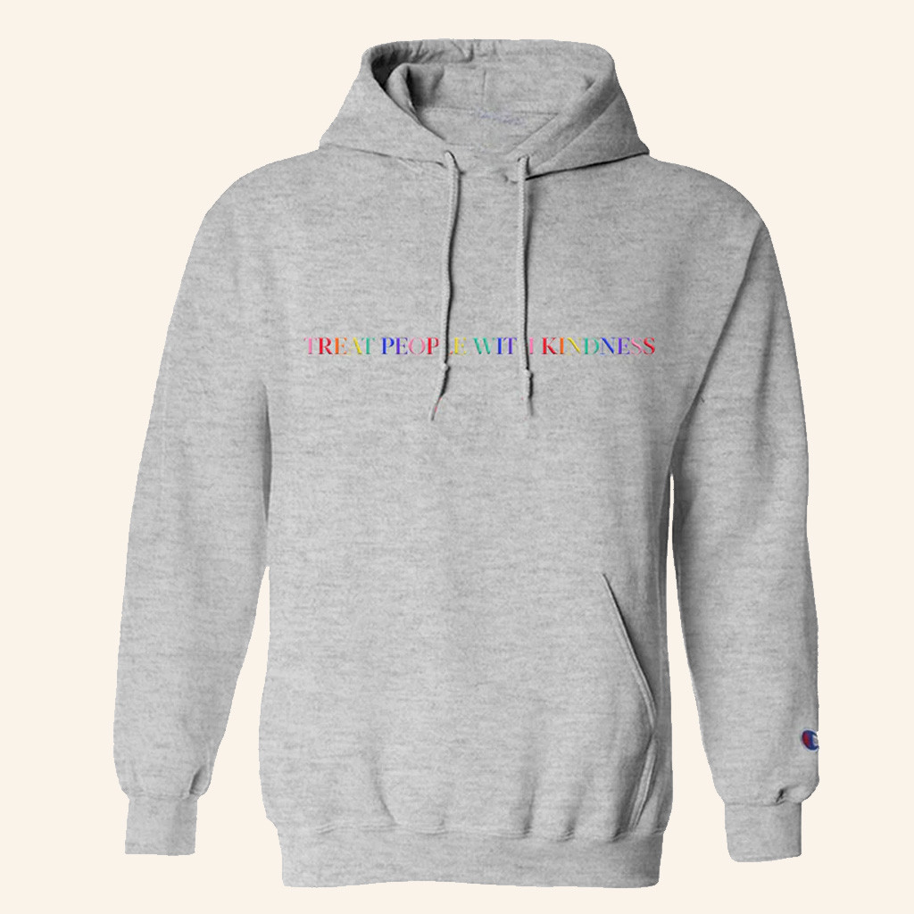 Harry Styles Merch Treat People With Kindness Gray Hoodie Gift Ideas For Music Lovers-1 Harry Styles Merch Treat People With Kindness Gray Hoodie Gift Ideas For Music Lovers-1