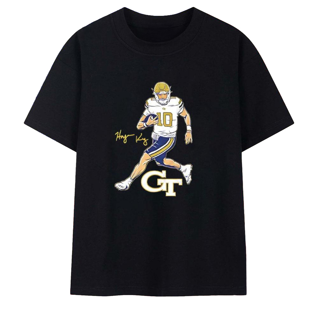 Haynes King Georgia Tech Yellow Jackets T-Shirt Haynes King Merch Gifts For Football Fans-1
