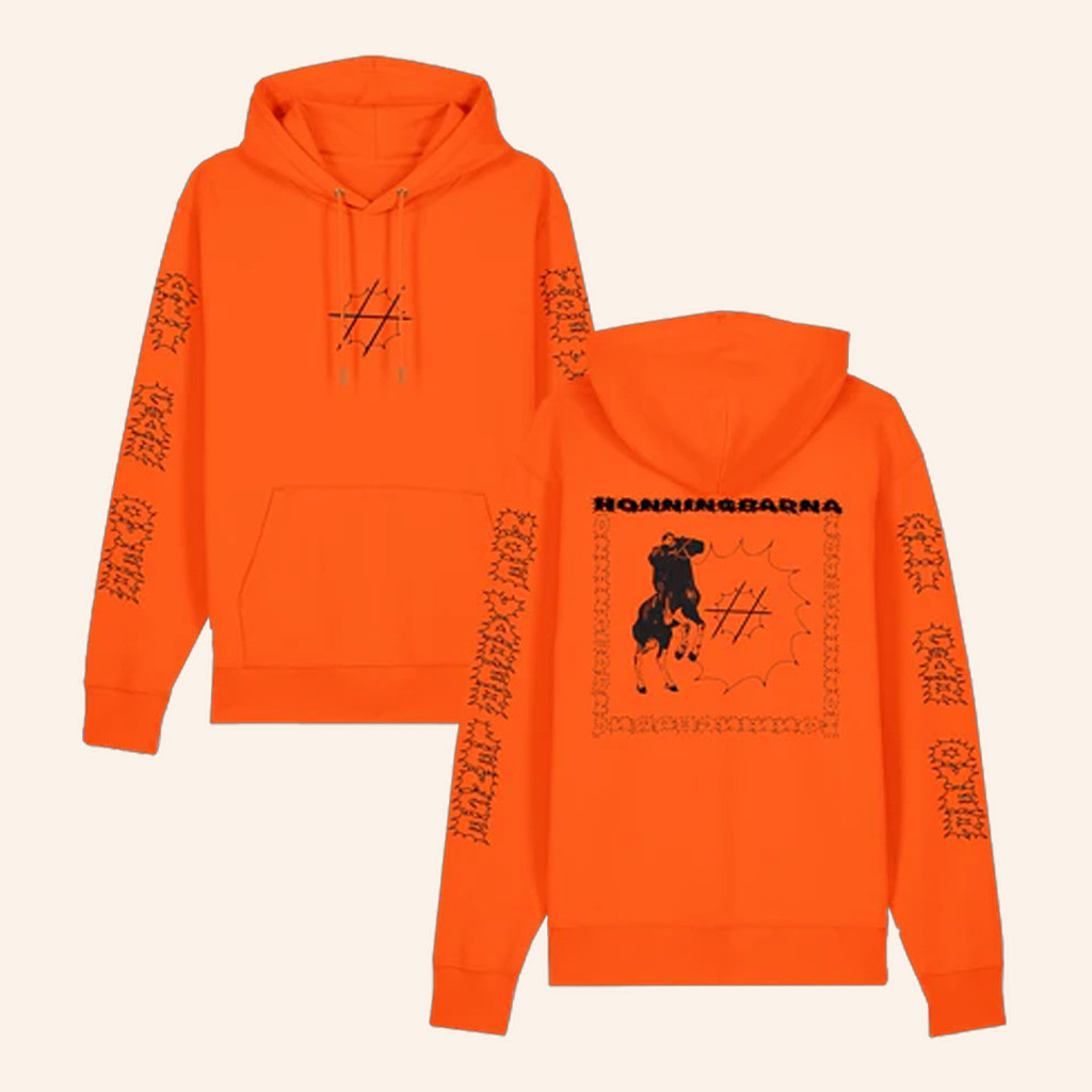 Honningbarna Merch Oransje Soft Spot Hettegenser Hoodie Christmas Gifts For Rock Lovers-1