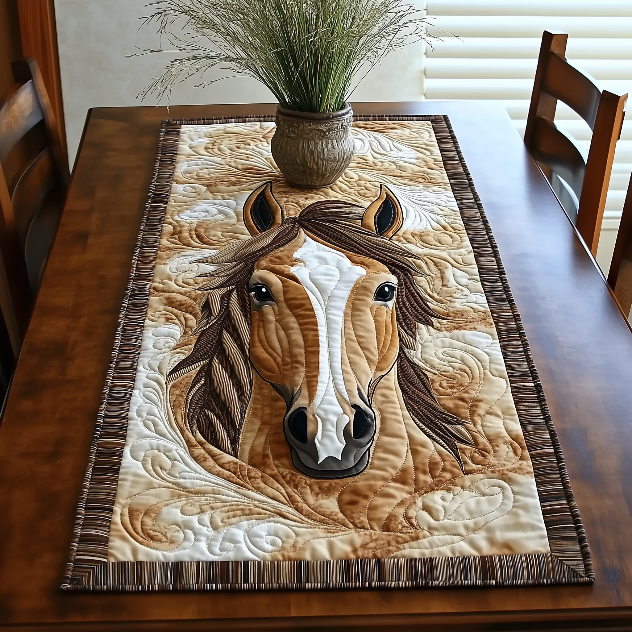 Horse Quilted Table Runner Related Great Gifts For Horse Lovers-1 Horse Quilted Table Runner Related Great Gifts For Horse Lovers-1