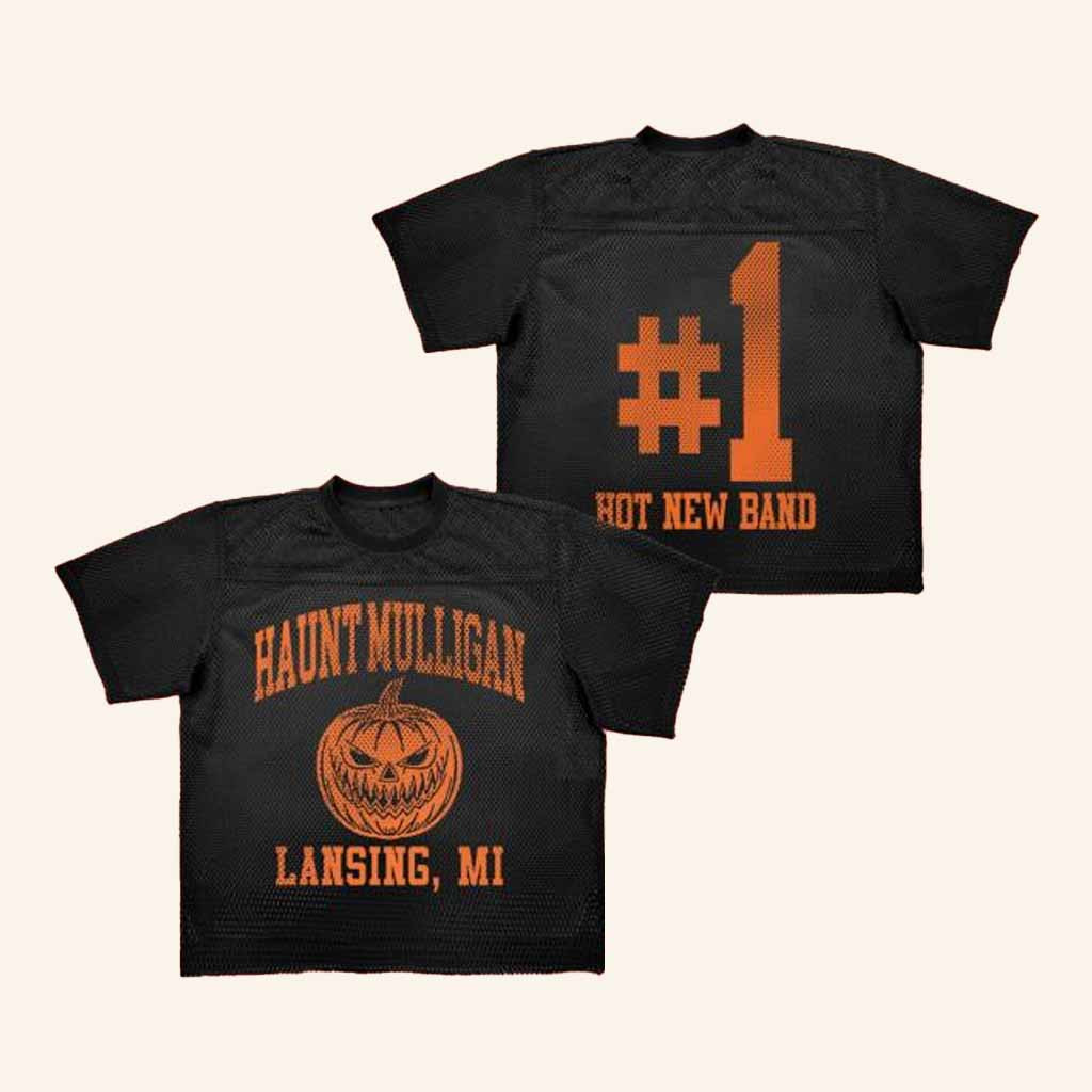 Hot Mulligan Merch Haunt Mulligan Hot New Band Crop Jersey Halloween Gift For Fans-1