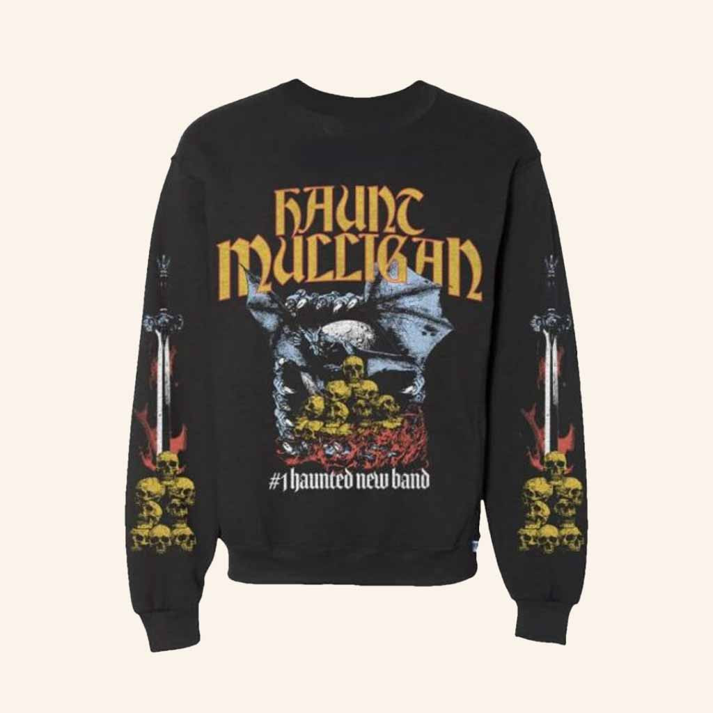 Hot Mulligan Merch Skull Pile Sweatshirt Birthday Gifts For Brother-1