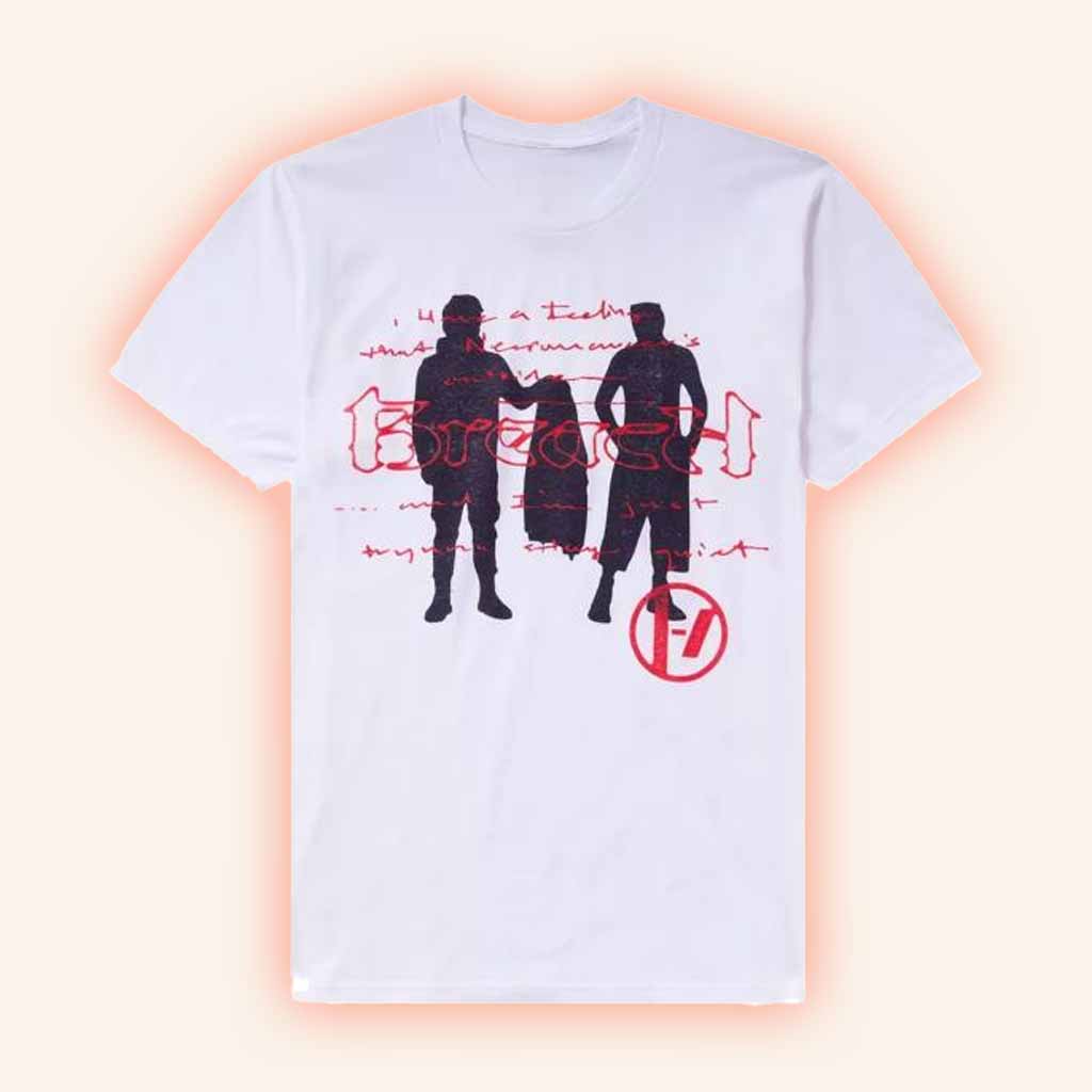 Hot Topic Merch Twenty Pilots Breach The Contract T-Shirt Cool Gifts For Music Lovers-1