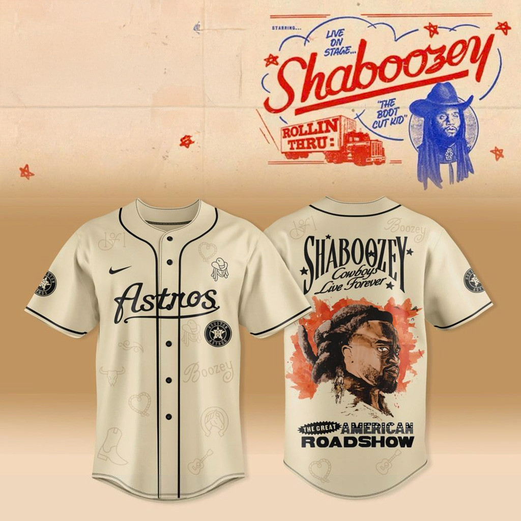 Houston Astros X Shaboozey The Great American Roadshow 2025 Jersey Houston Astros Merch-1 Houston Astros X Shaboozey The Great American Roadshow 2025 Jersey Houston Astros Merch-1