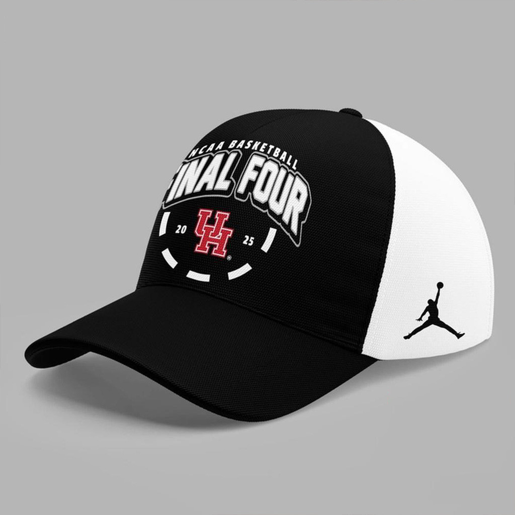 Houston Cougars 2025 Final Four Regional Champions Locker Room Hat Houston Cougars Merch-1