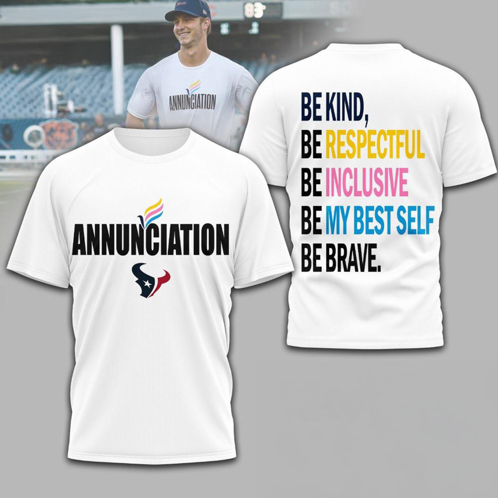 Houston Texans NFL Annunciation 2025 Shirt Houston Texans Merch Gift For Football Fans-1