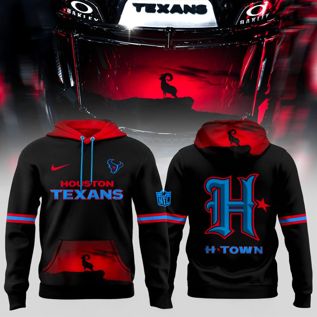 Houston Texans X HTown Neon Logo New Season Hoodie Houston Texans Merch Gifts For Brother-1 Houston Texans X HTown Neon Logo New Season Hoodie Houston Texans Merch Gifts For Brother-1
