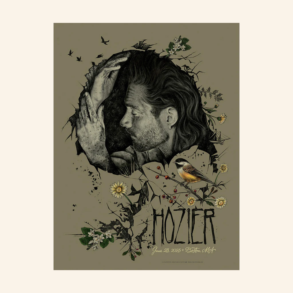 Hozier Tour Merch Boston June 23 Show Poster Christmas Gifts For Fans-1 Hozier Tour Merch Boston June 23 Show Poster Christmas Gifts For Fans-1
