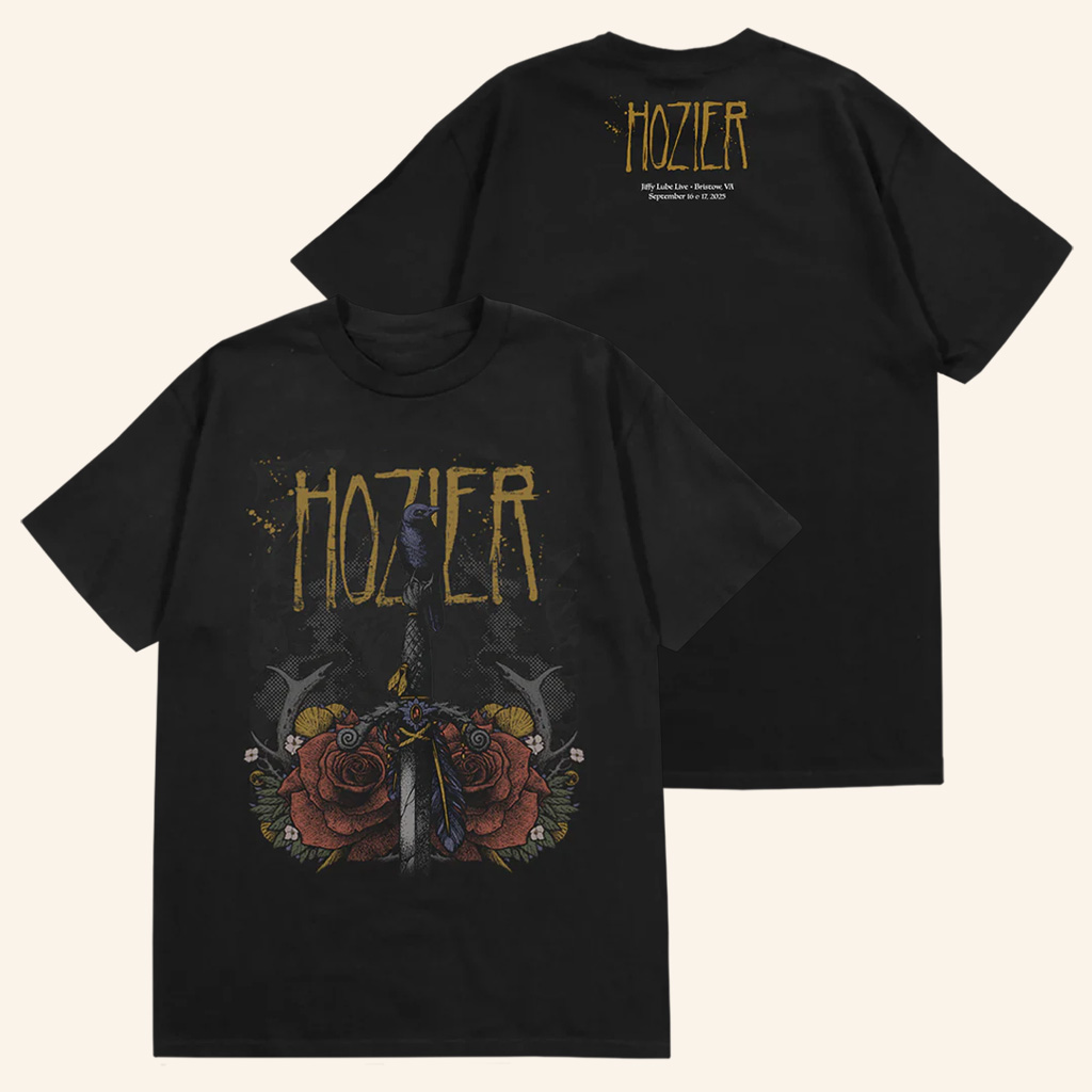 Hozier Tour Merch Bristow September 16 And 17 Show Shirt Presents For Music Lovers-1