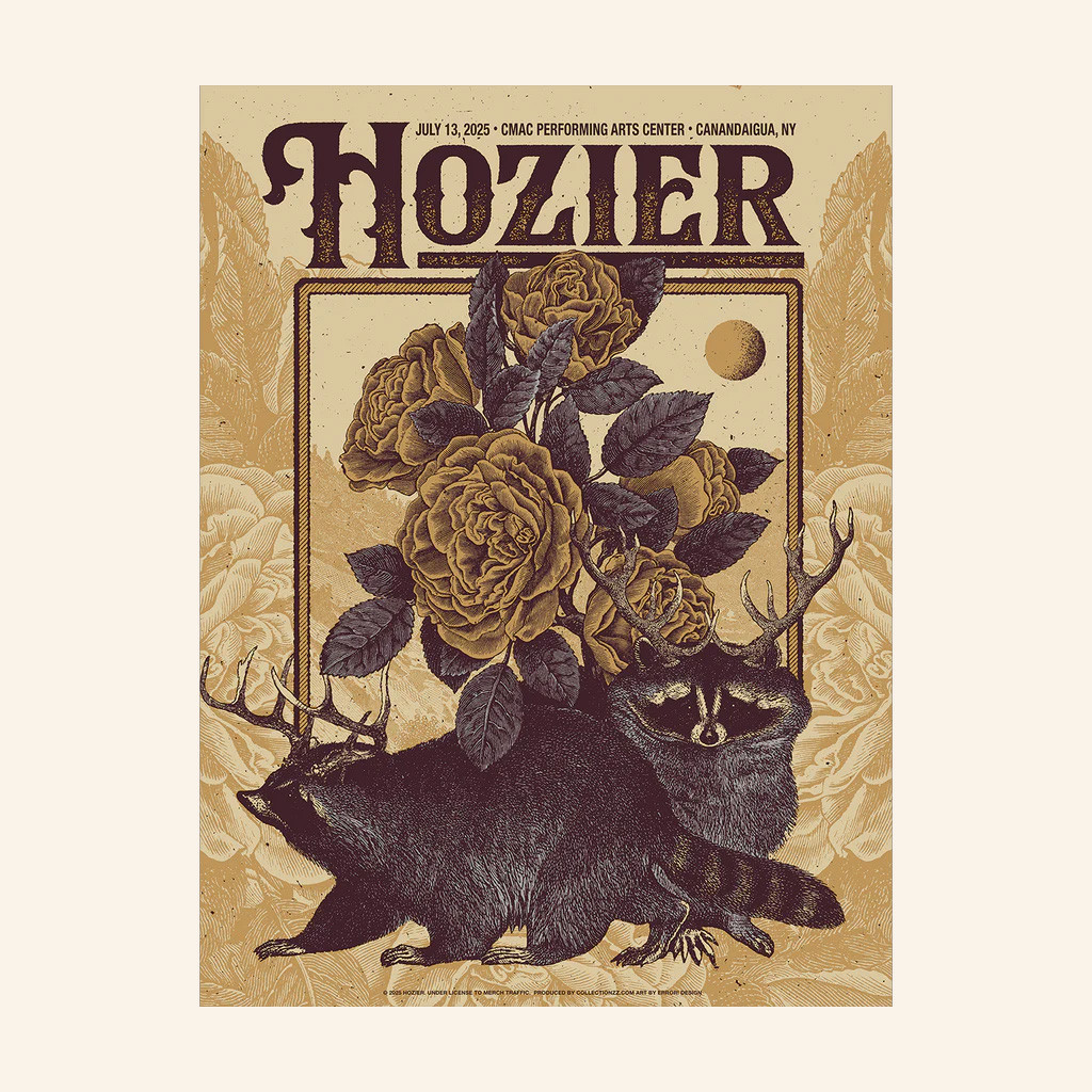Hozier Tour Merch Canandaigua July 13 Show Poster Cool Gifts For Music Lovers-1 Hozier Tour Merch Canandaigua July 13 Show Poster Cool Gifts For Music Lovers-1