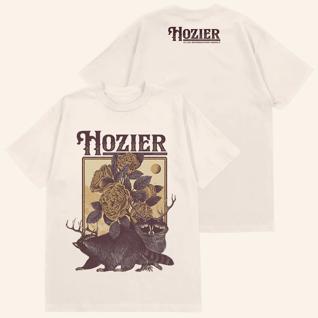 Hozier Tour Merch Canandaigua July 13 Show T-Shirt Christmas Gifts For Husband-1 Hozier Tour Merch Canandaigua July 13 Show T-Shirt Christmas Gifts For Husband-1