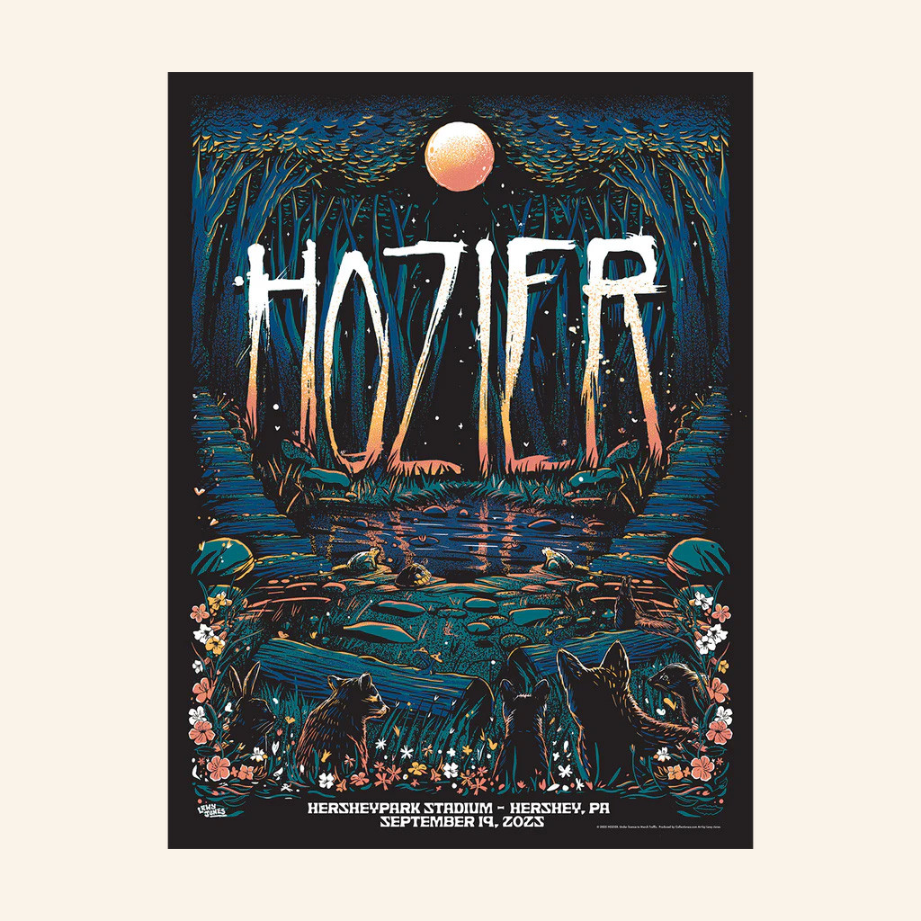 Hozier Tour Merch Hershey September 19 Show Poster Wall Art For Living Room Fans Gifts-1